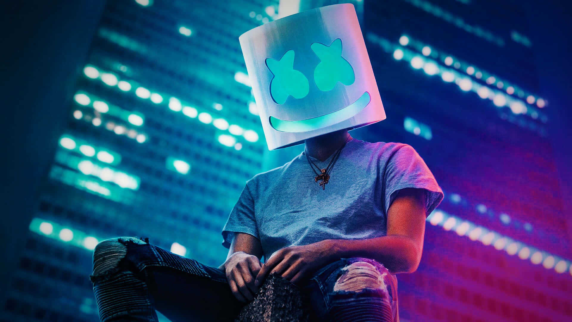 Get lost in the music with Marshmello