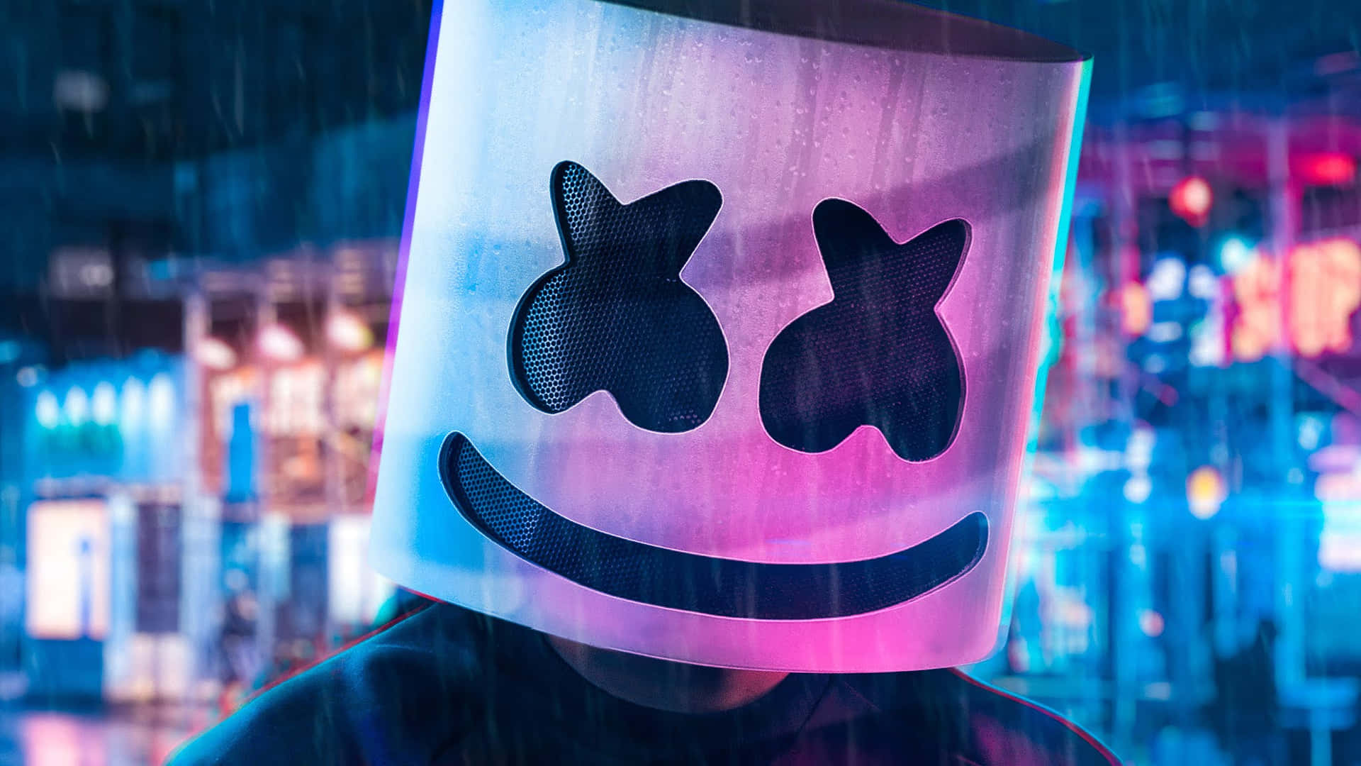 Experience the color and funk of MarshMello's musical melodies