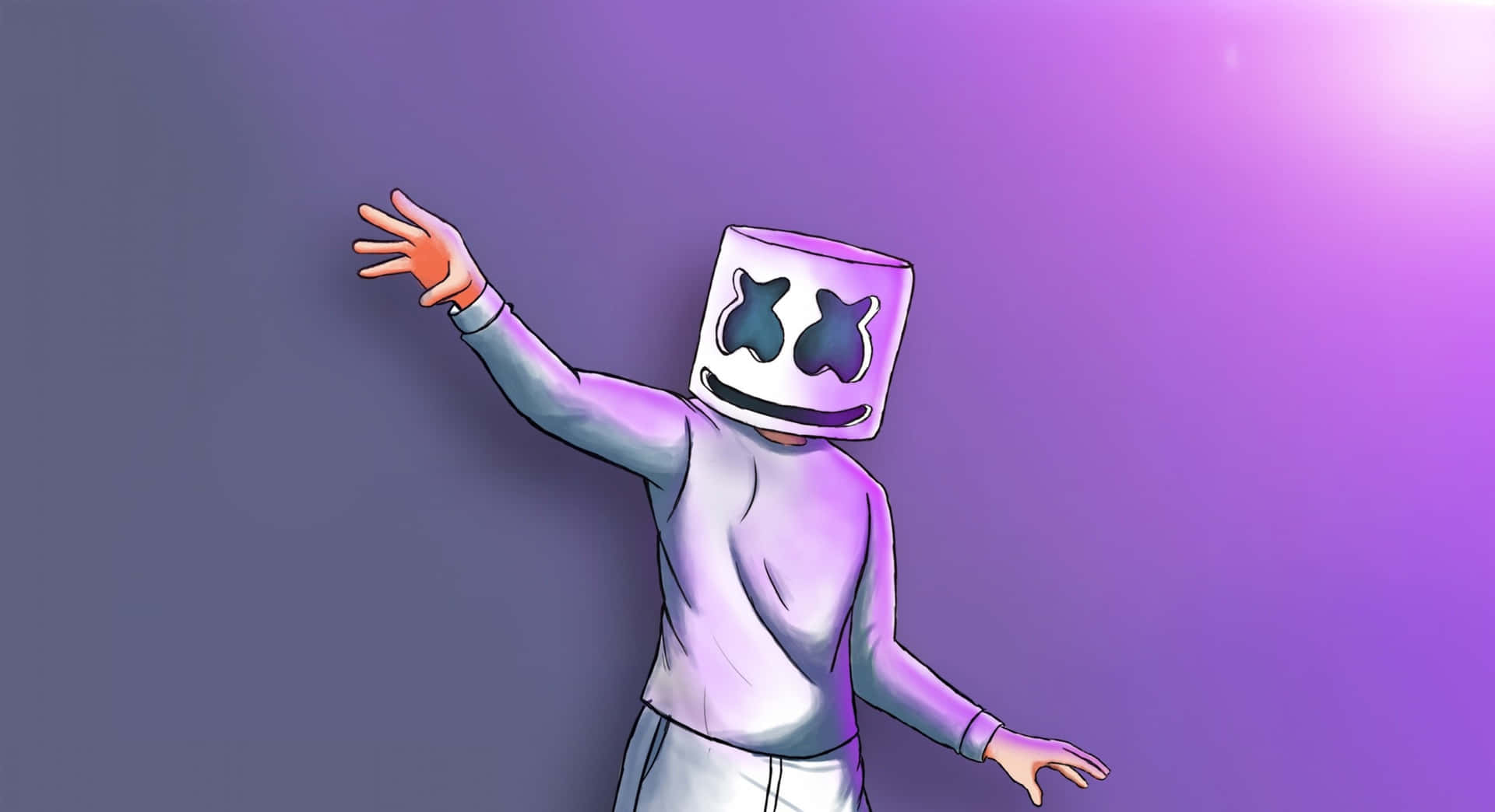 Music Producer Marshmello Lights Up The Crowd With His Positive Vibe
