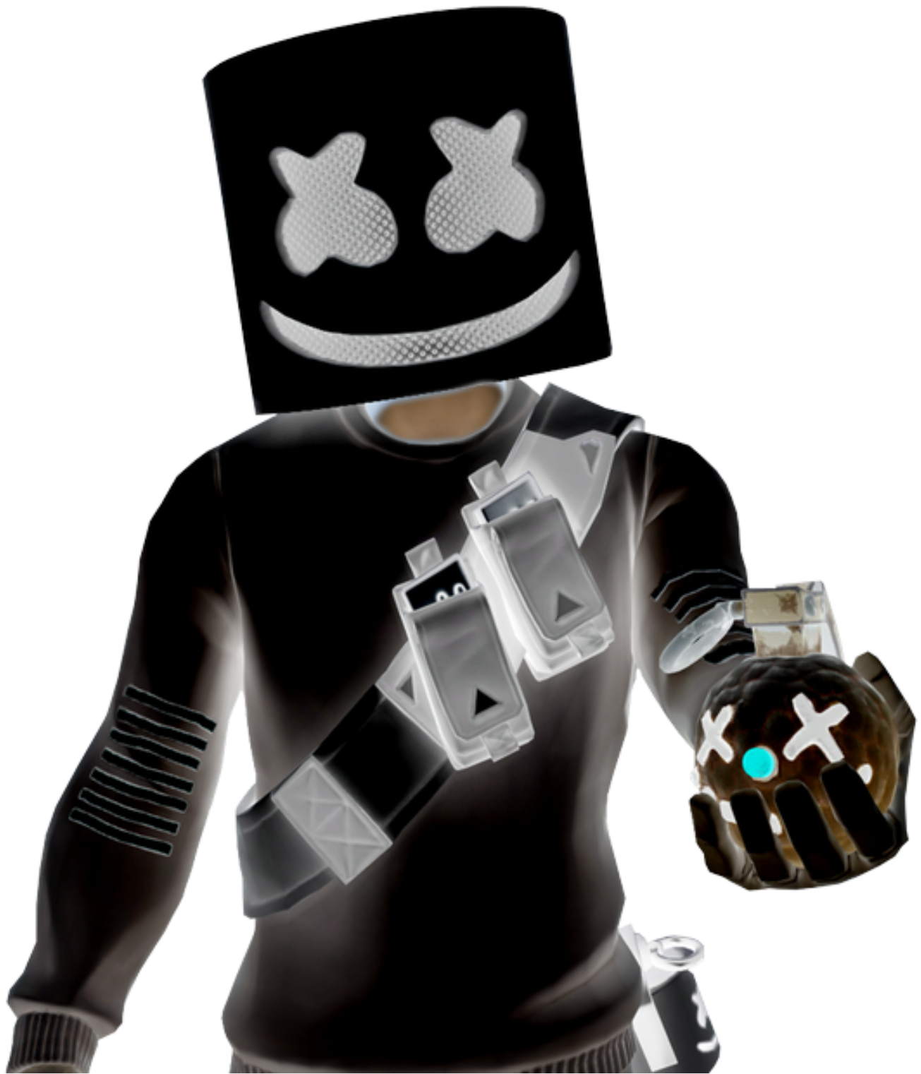 Marshmello D J Costume Portrait PNG