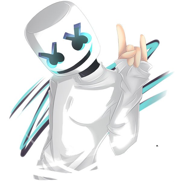 Marshmello D J Gesture Illustration PNG