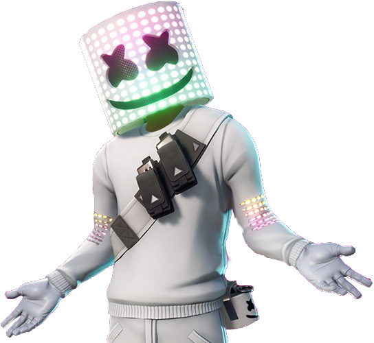 Marshmello Fortnite Crossover Character PNG