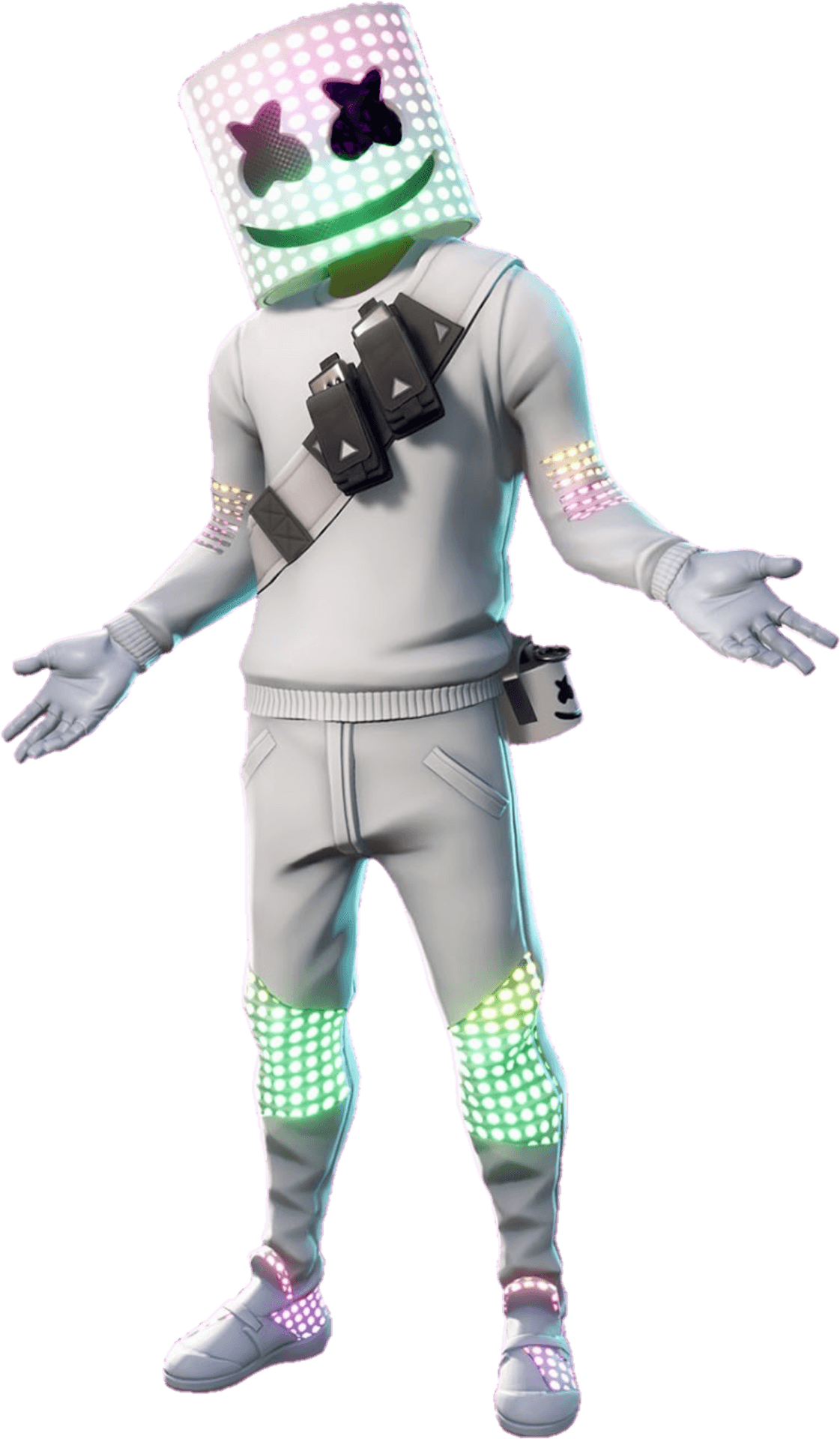 Marshmello Fortnite Skin PNG