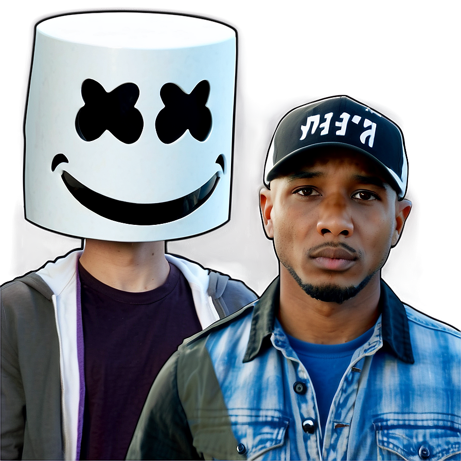 Download Marshmello Friends Cover Png Abe | Wallpapers.com