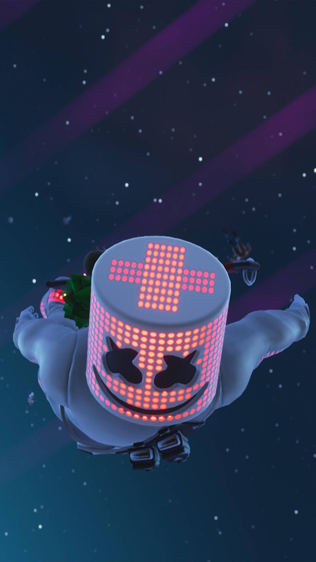 Marshmello Iphone In Space Wallpaper
