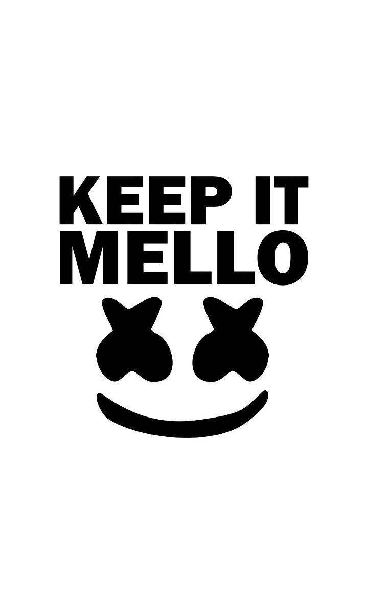 Marshmelloiphone Keep It Mello Kan Översättas Till Marshmello Iphone Behåll Det Mello I Sammanhang Med Dator- Eller Mobil Tapeter. Wallpaper