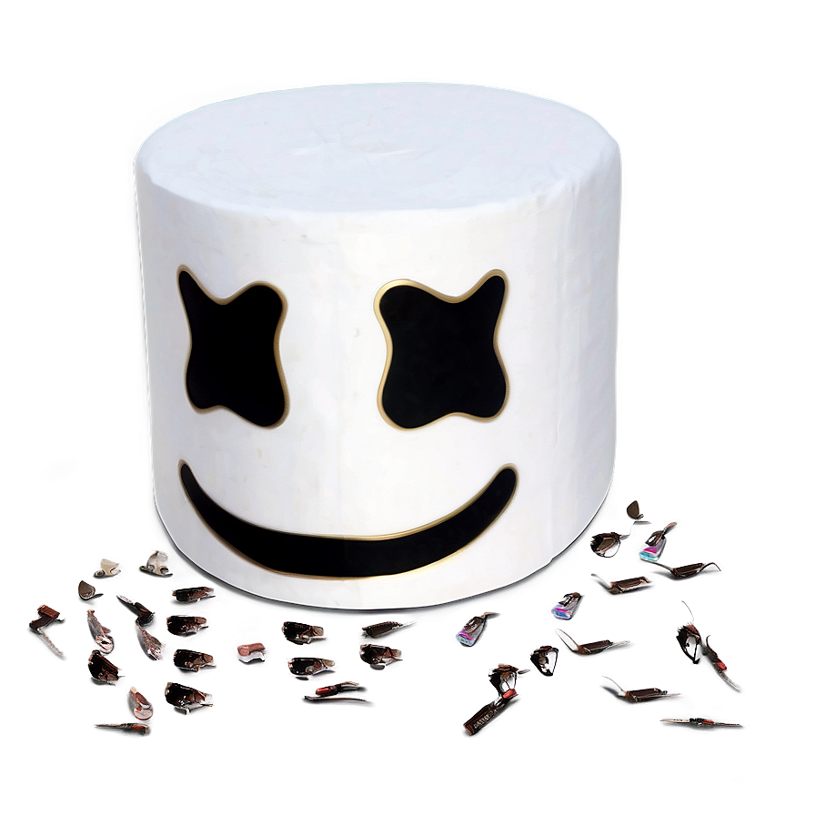 Marshmello Mask Png 95 PNG