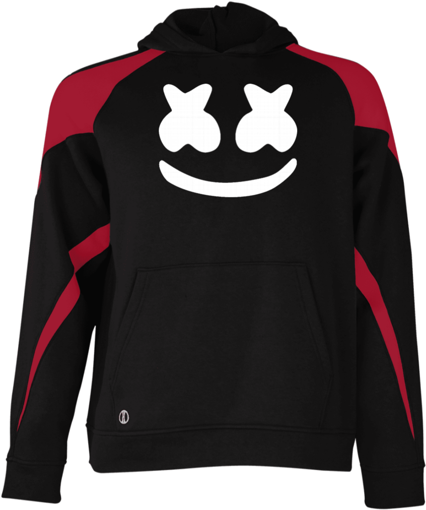 Marshmello Smile Hoodie Design PNG