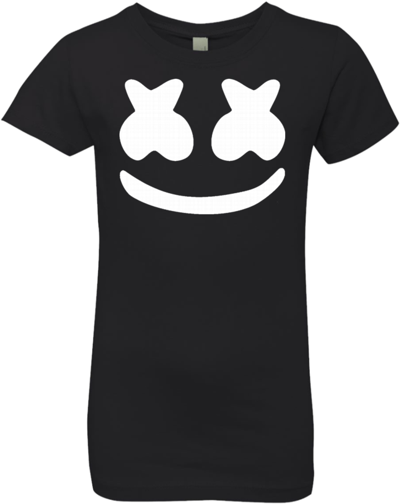 Marshmello Smile Icon T Shirt PNG