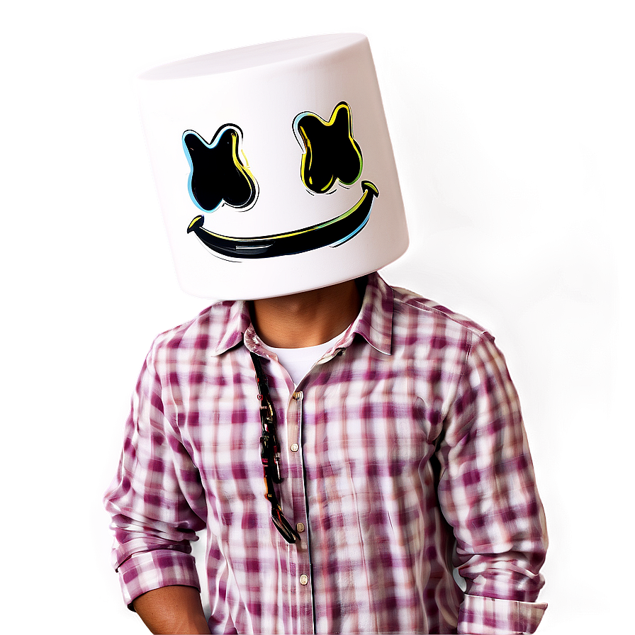 Marshmello Smile Png Fty76 PNG
