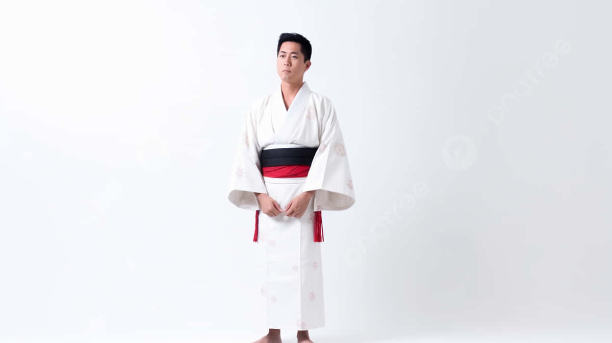 A Martial Artist displaying dedication and discipline in their uniform. Wallpaper