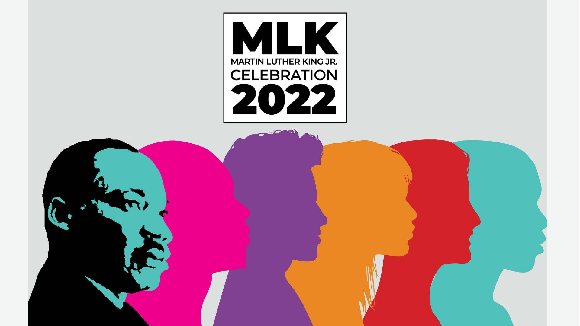 Martin Luther King Jr Celebration Colorful Profiles Wallpaper