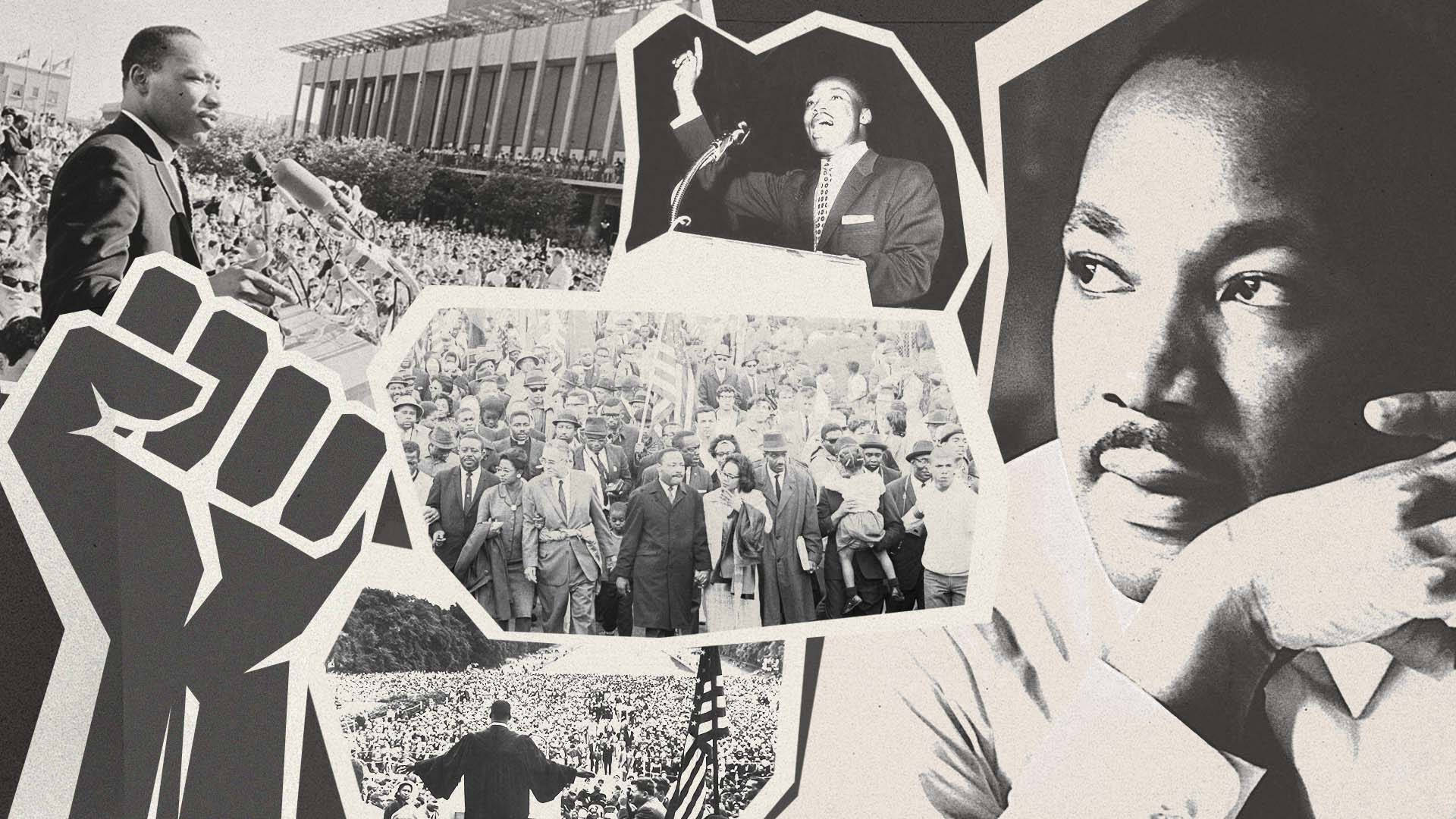 Martin Luther King Jr Collage Wallpaper