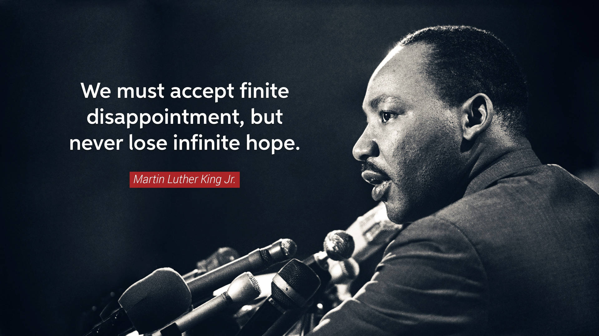 Martin Luther King Jr Hopeful Quote Wallpaper