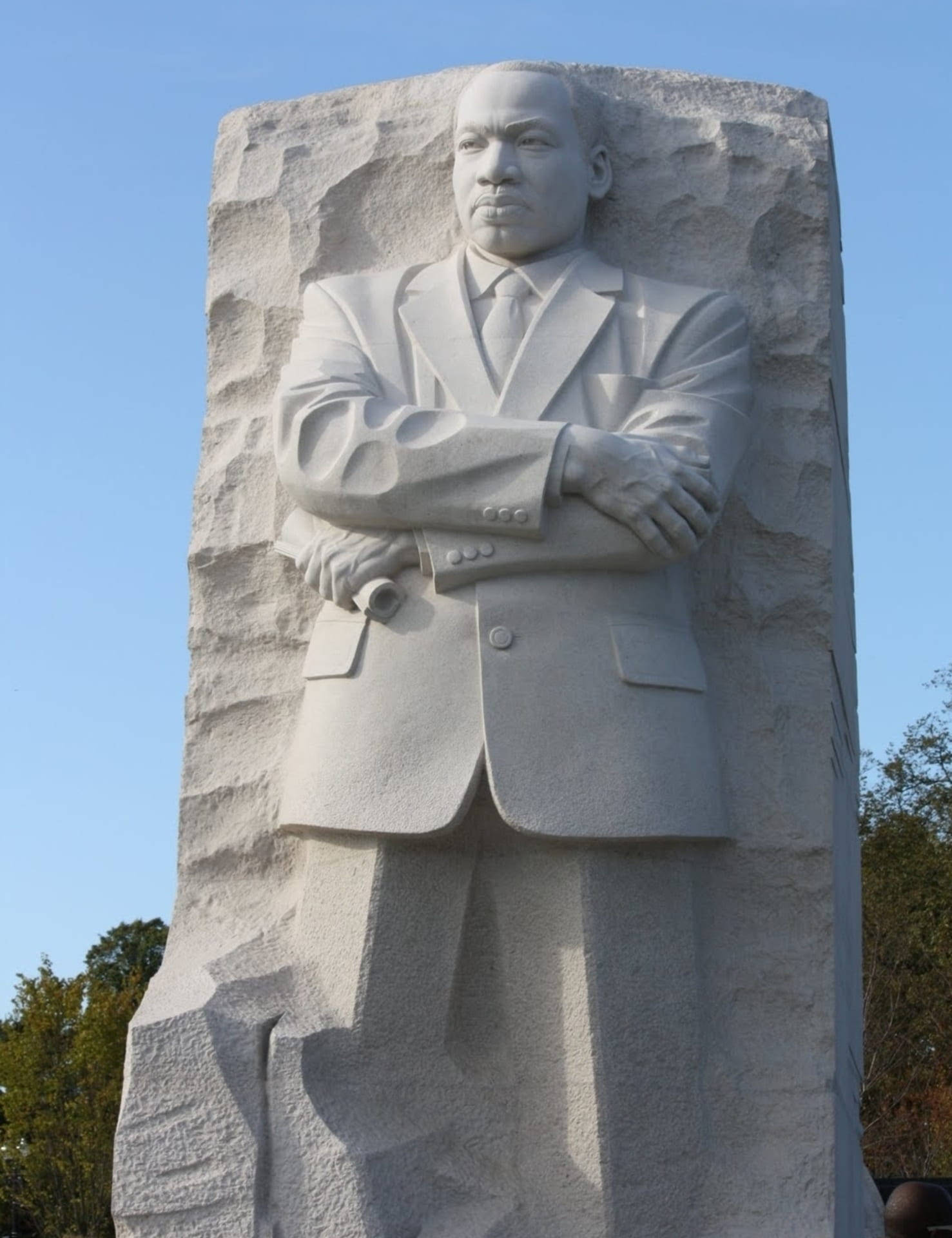 Martin Luther King Jr Memorial Granite Statue Wallpaper