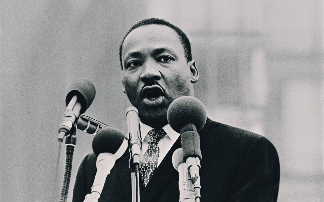 Martin Luther King Jr Public Speaking Wallpaper