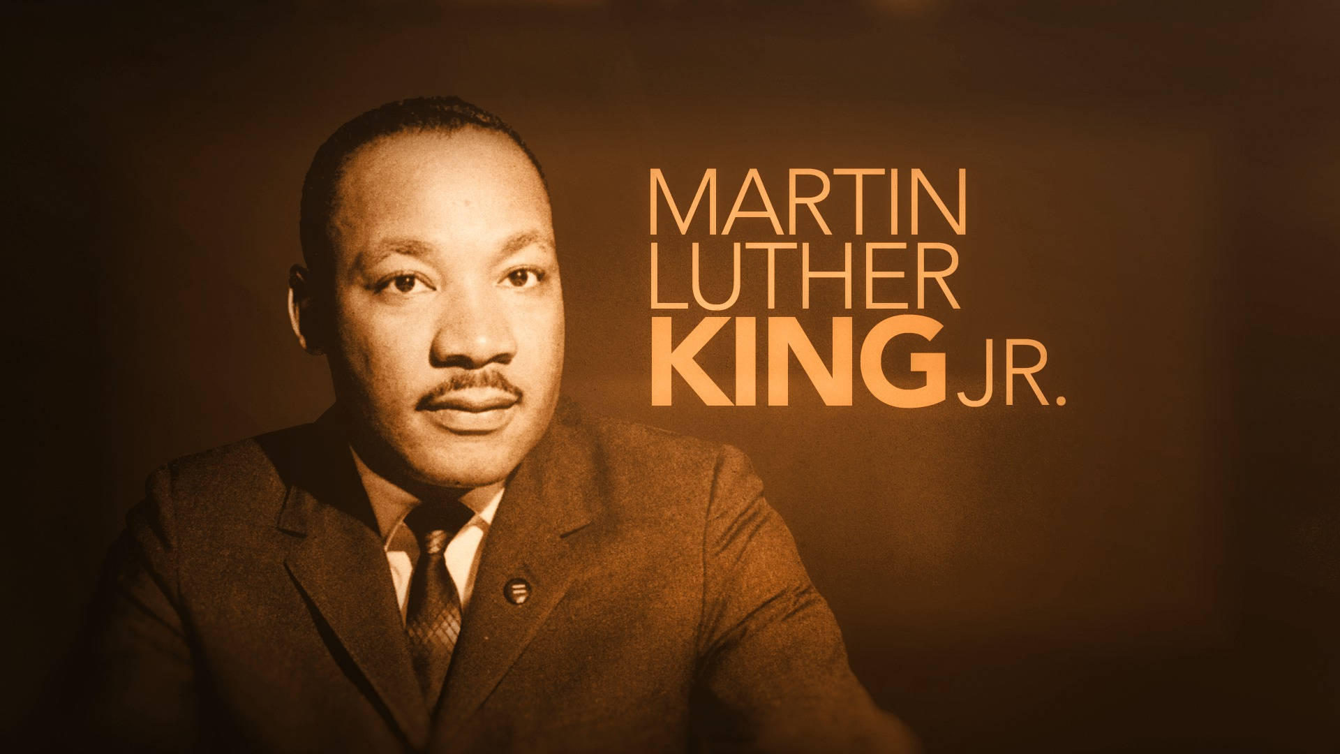 Martin Luther King Jr Sepia Poster Wallpaper