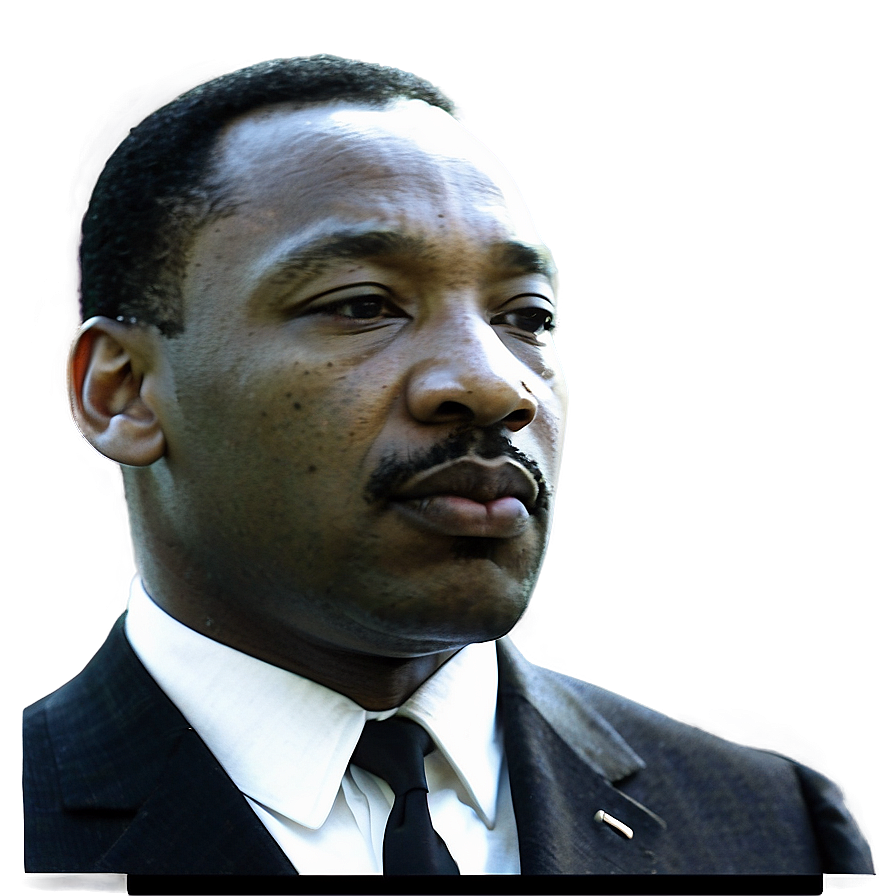 Martin Luther King Jr Silhouette Png 06202024 PNG