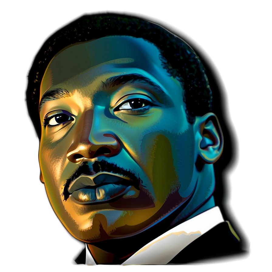 Martin Luther King Jr Silhouette Png 06202024 PNG