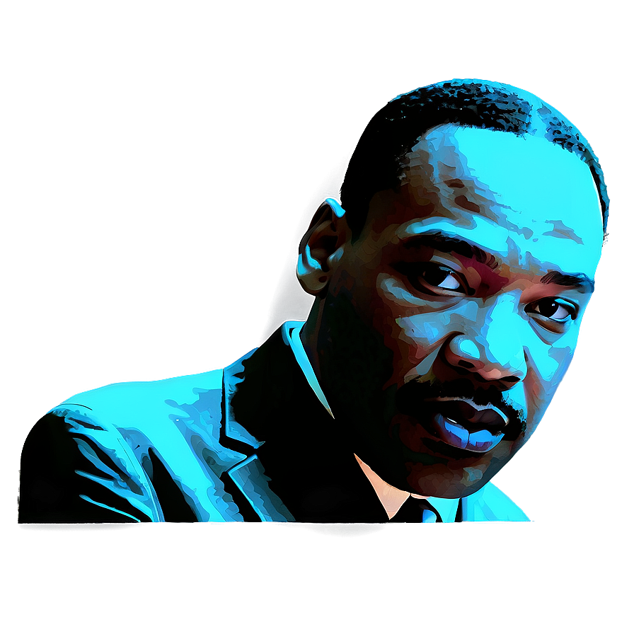 Martin Luther King Jr Silhouette Png 06202024 PNG