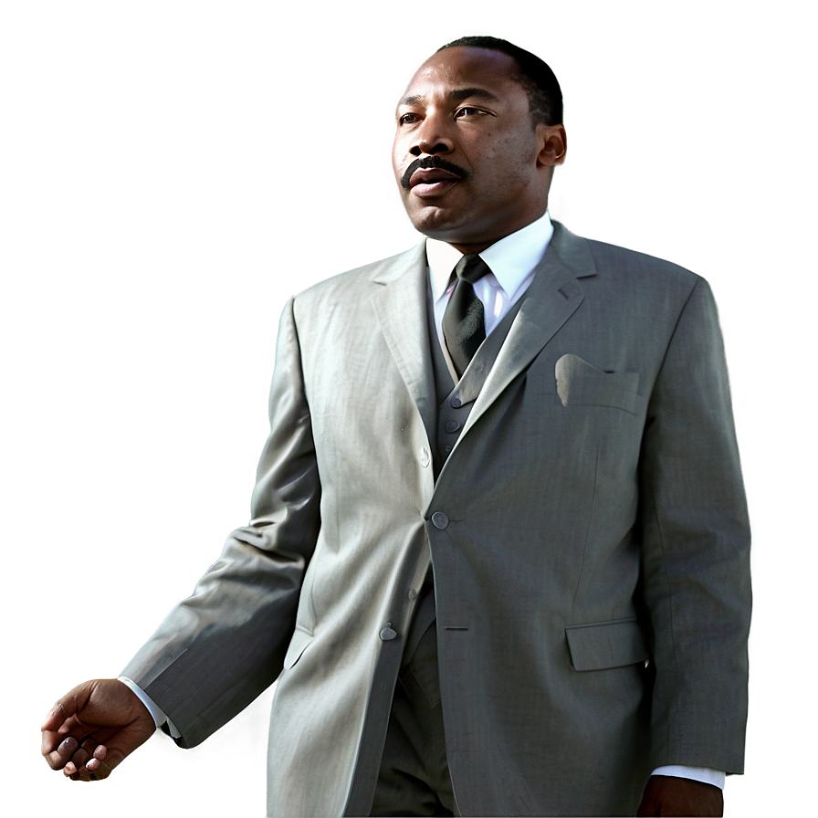 Martin Luther King Portrait Png 06202024 PNG