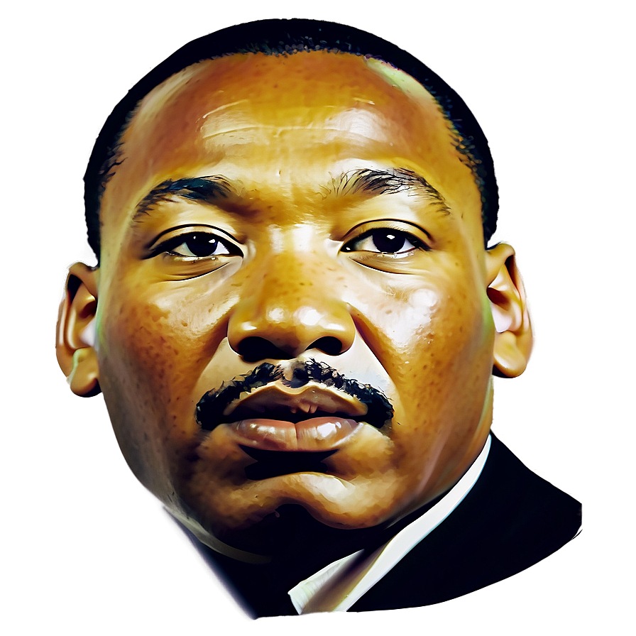 Martin Luther King Portrait Png Oqr84 PNG