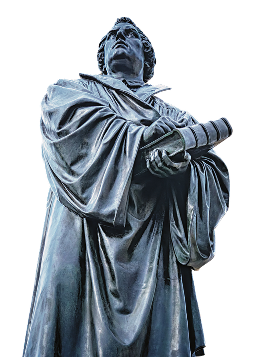 Martin Luther Statue Profile PNG