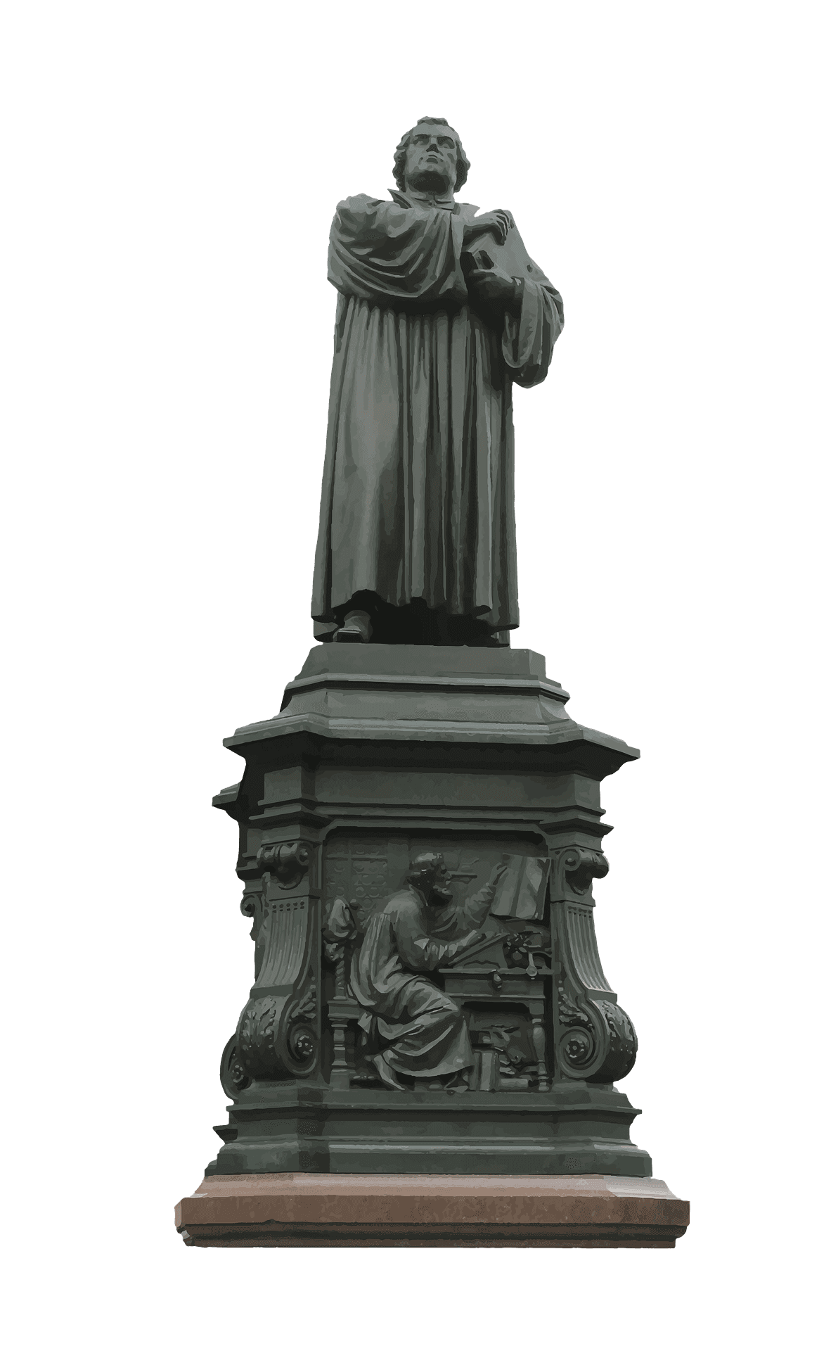 Martin Luther Statue PNG