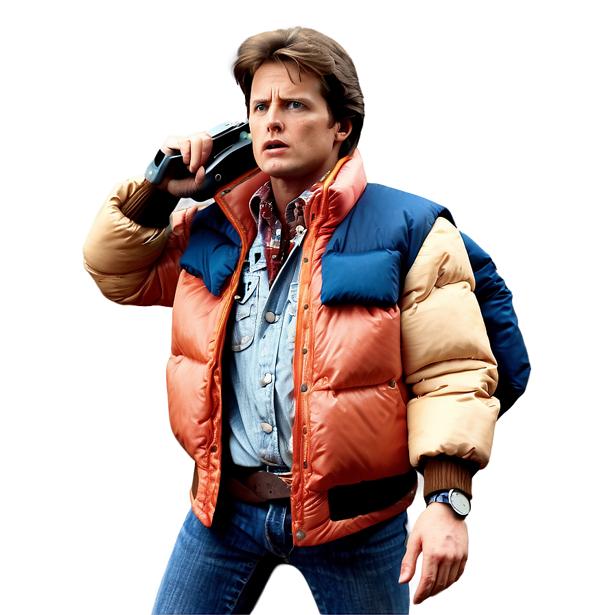 Download Marty Mcfly Back To The Future Png Phl | Wallpapers.com