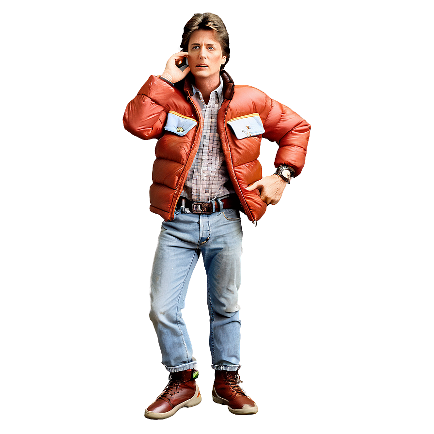 Marty Mcfly Back To The Future Png Utv52 PNG