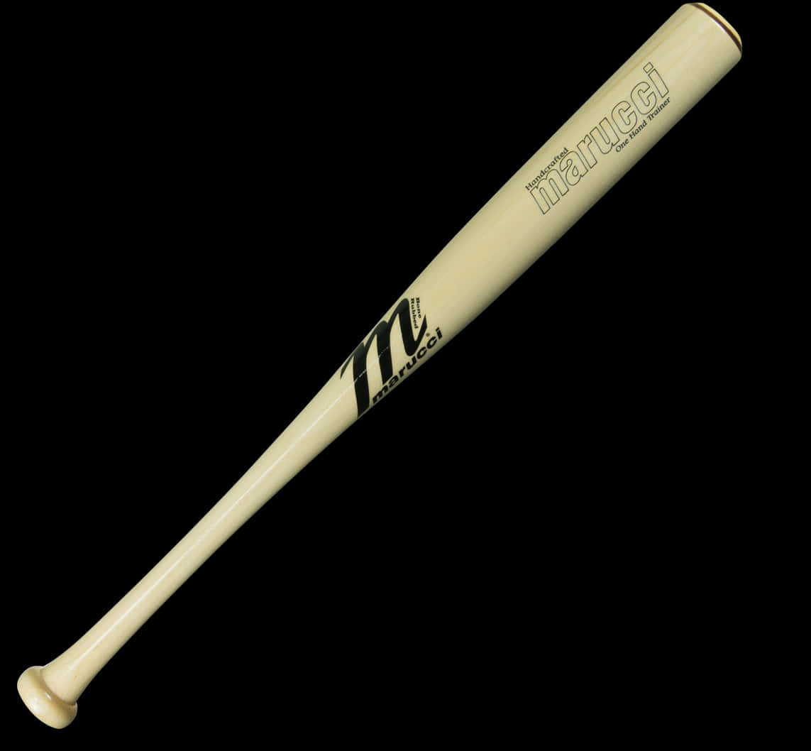 Marucci Baseball Bat Isolatedon Black PNG