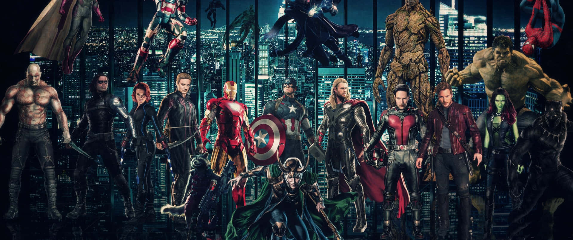 Das Marvel Cinematic Universe 3440 X 1440 Wallpaper