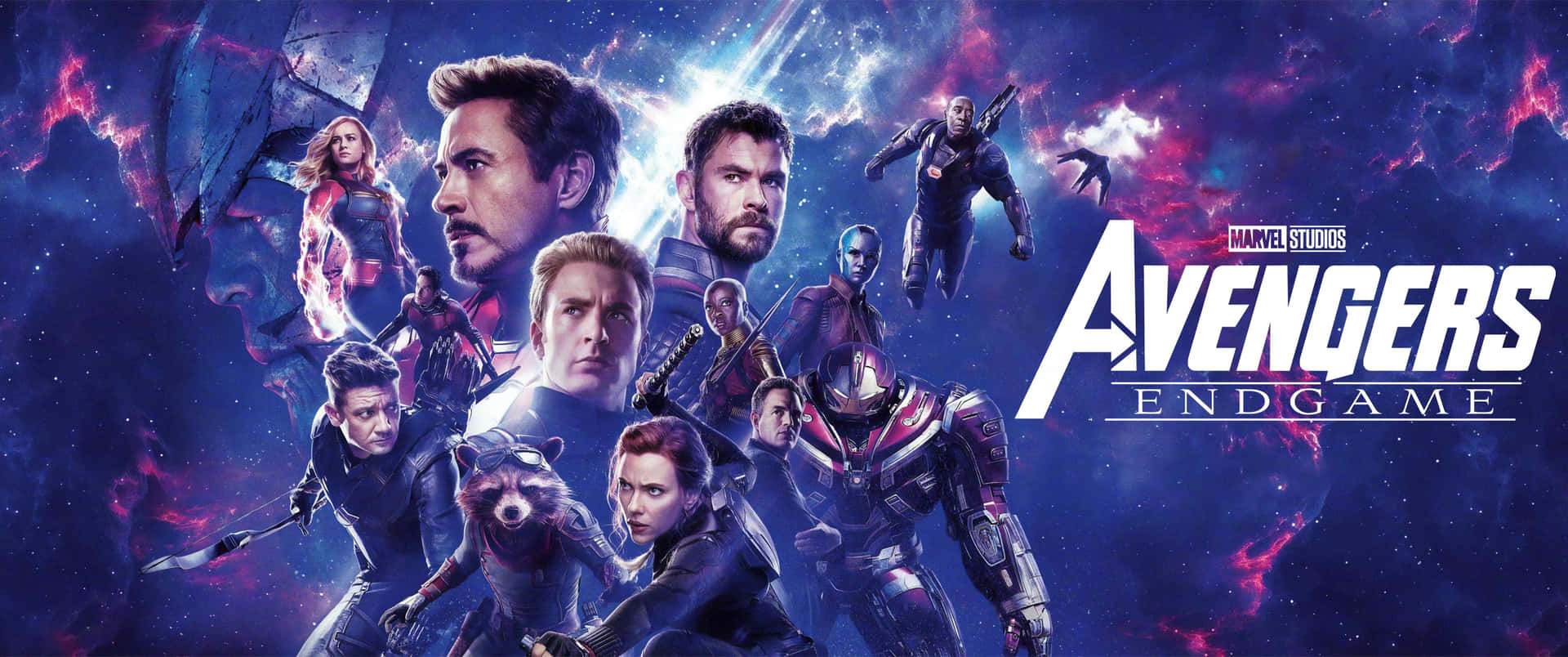 3440x 1440 Avengers Endgame Från Marvel. Wallpaper