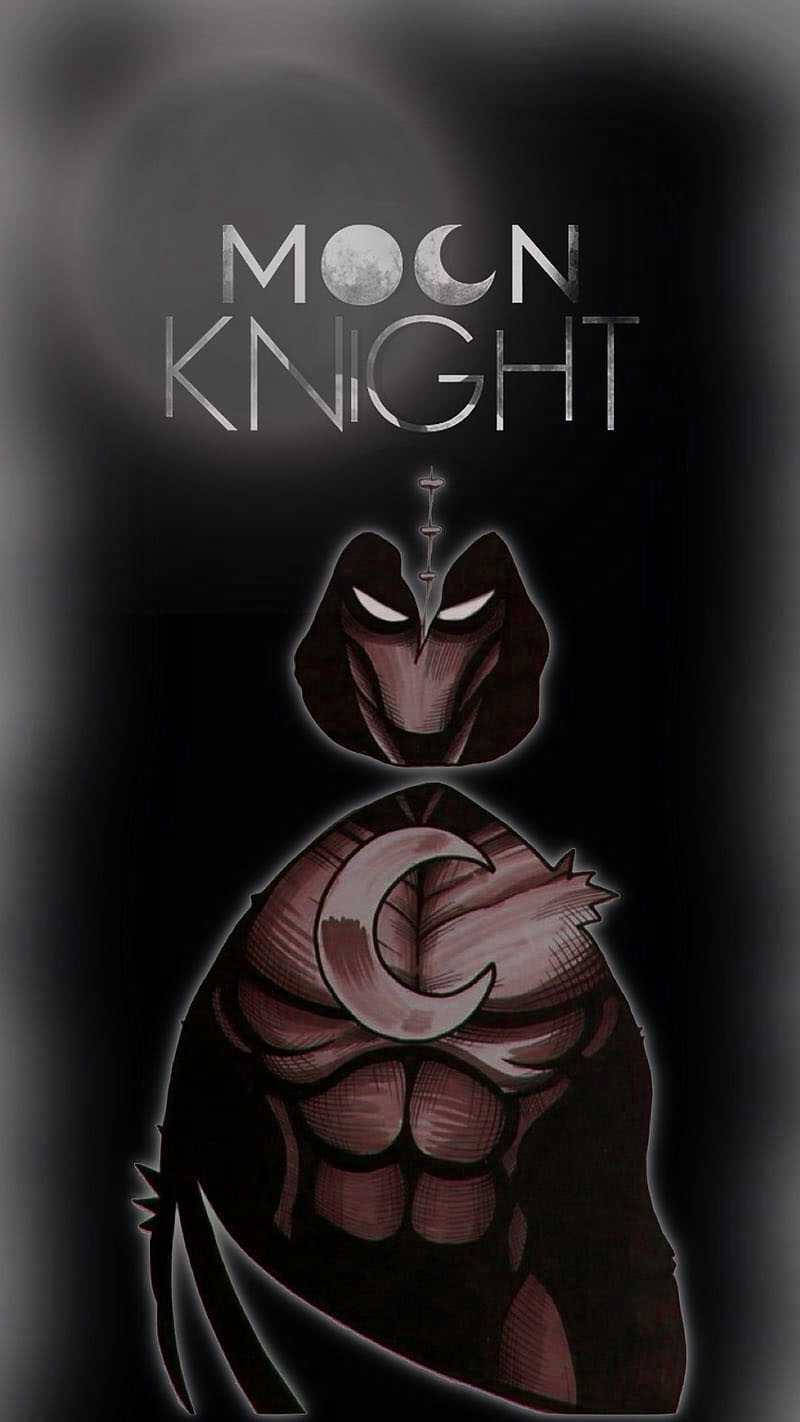 Fondode Pantalla De Marvel Con Estética De Moon Knight Para Celular. Fondo de pantalla