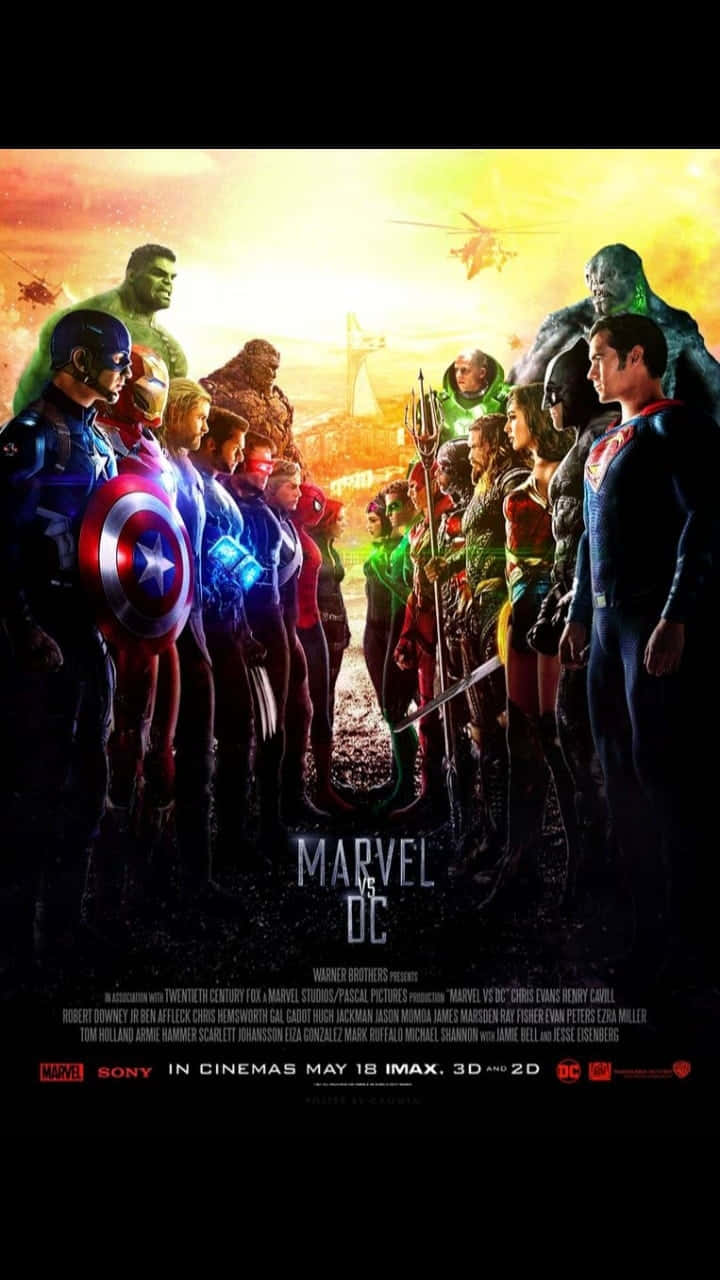 Dasbeste Von Marvel & Dc Jetzt Auf Deinem Iphone Wallpaper