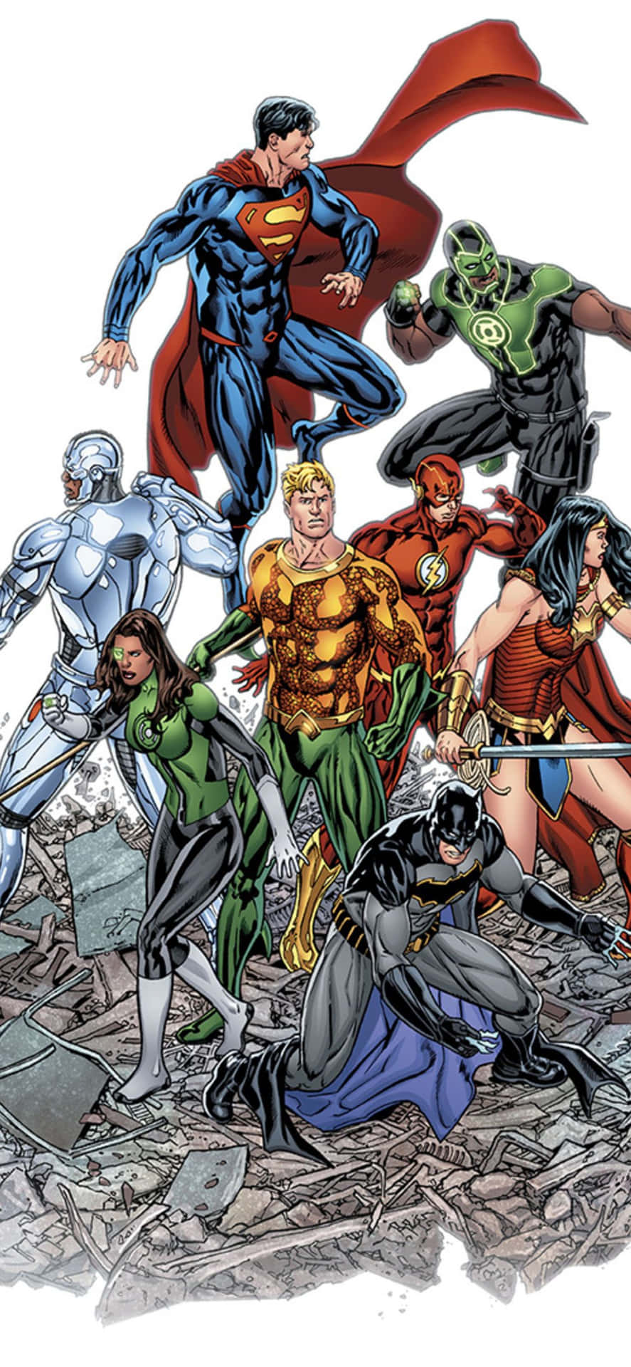 Foren Heroer: Stærk forbindelse til Marvel og DC på din iPhone. Wallpaper