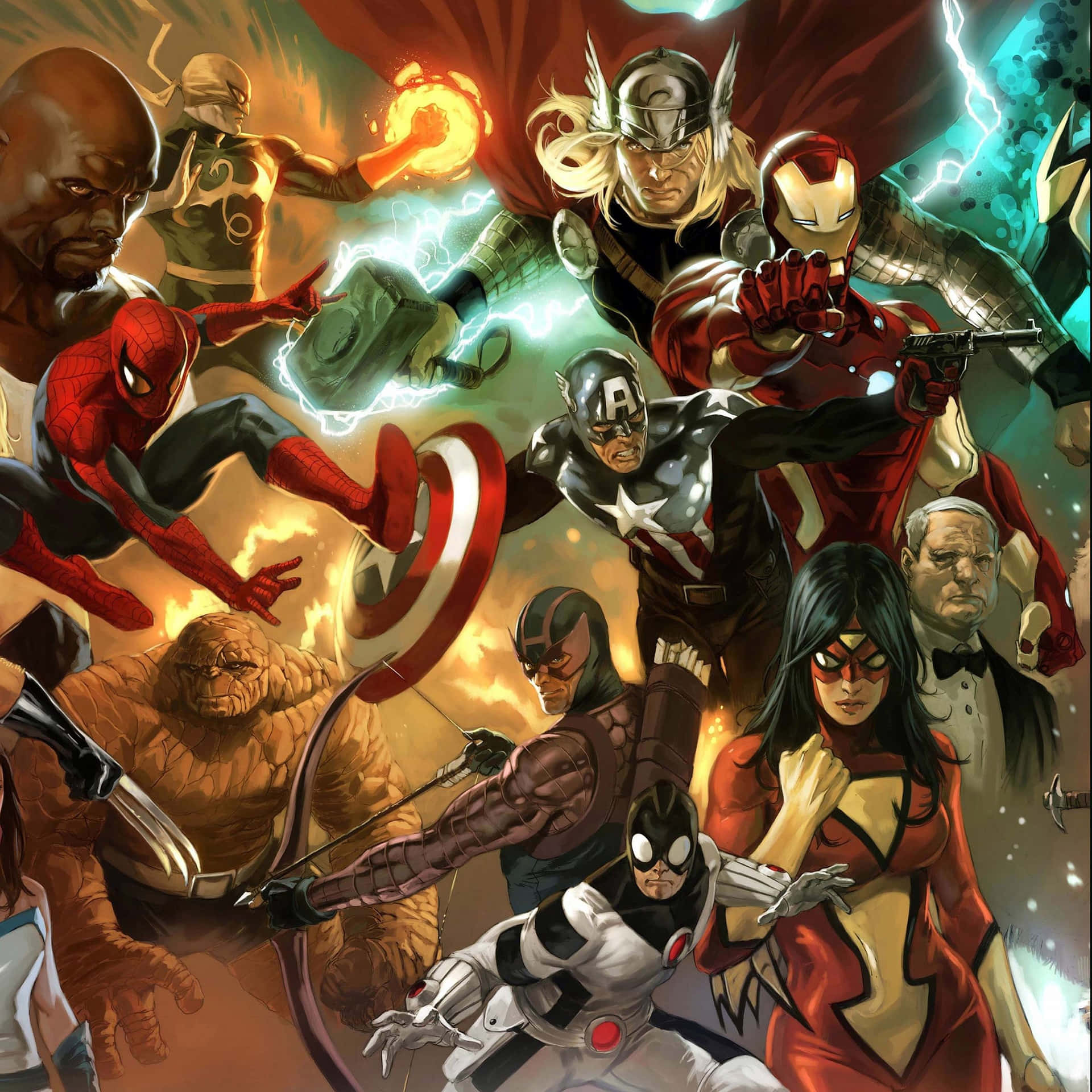 The Highly Advanced Marvel Android Wallpaper