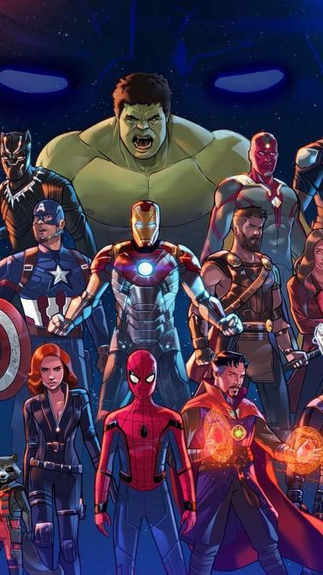 Experience Ultimate Marvel Entertainment with Android Wallpaper