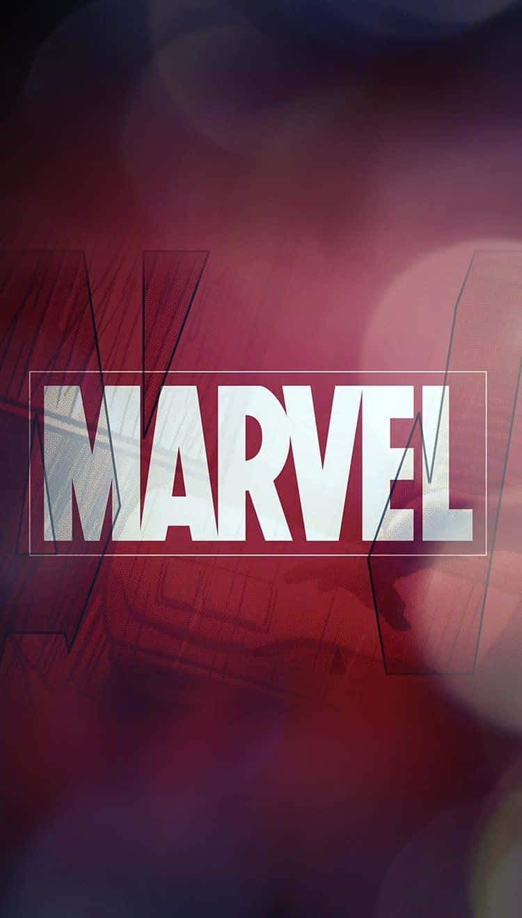 Flot Marvel Android tema pyntet med superheltefigurer. Wallpaper