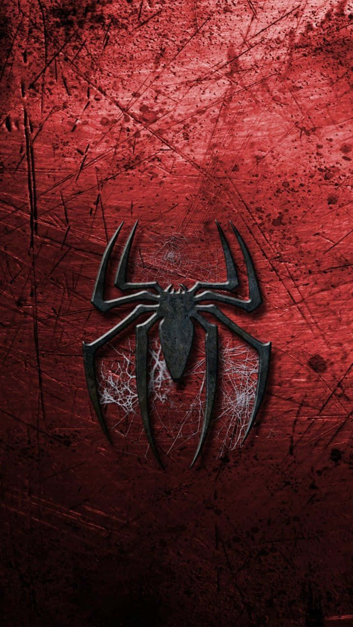 Spidermanlogotypen För Marvel Android. Wallpaper