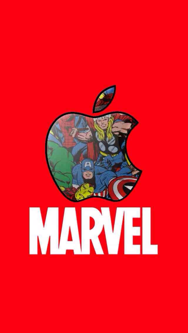 Minimalist Marvel Art Iphone Logo Picture