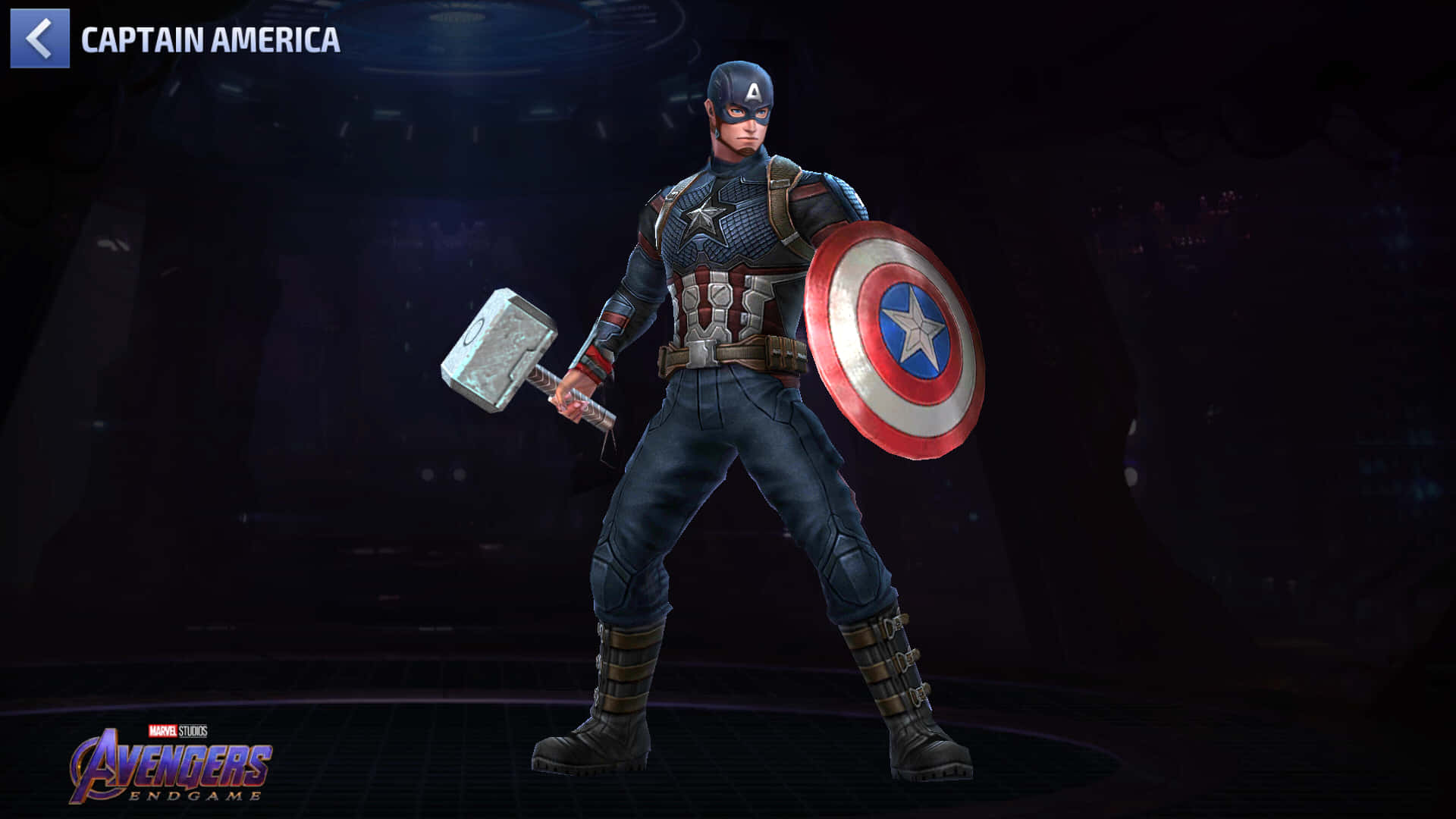 Marvel Avenger Captain America Worthy Background
