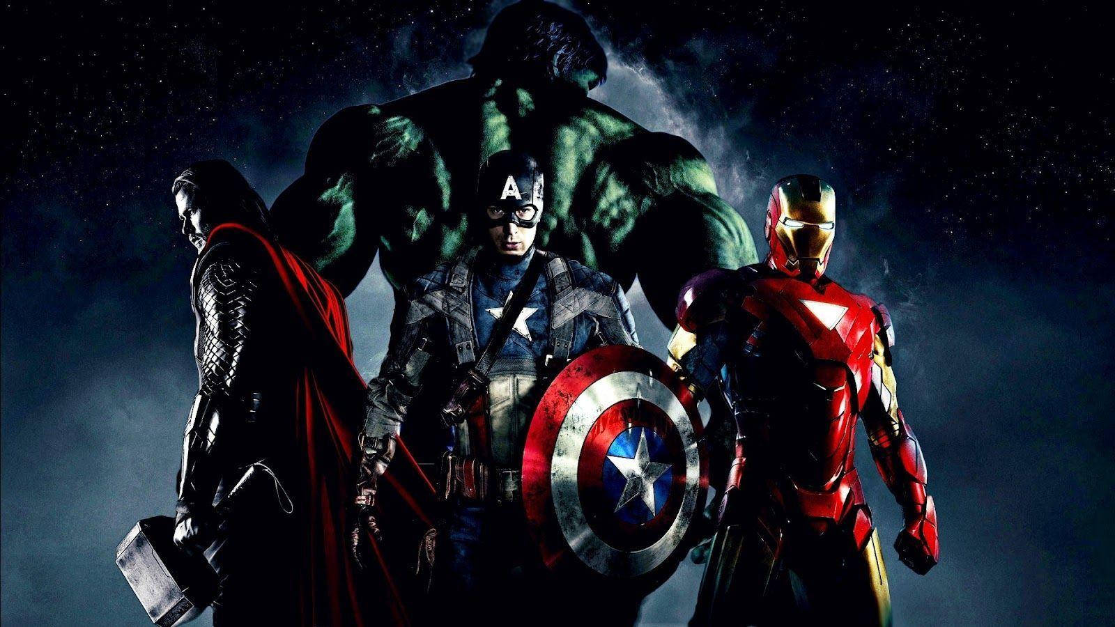 Nyd Marvel Avengers 2012 filmtapetet. Wallpaper