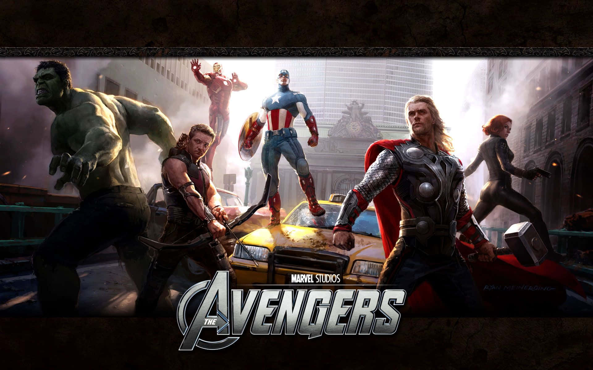 Marvel Avengers Online Game Graphic Design Wallpaper