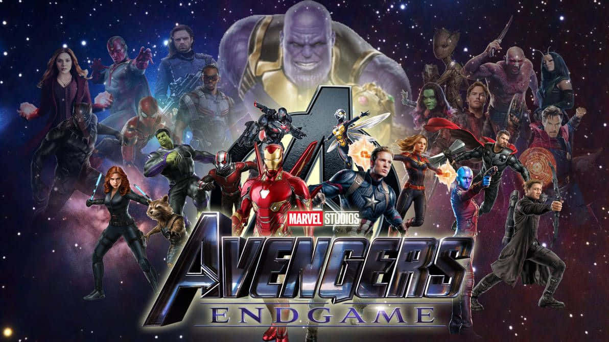 Marvel Avengers End Game Digital Design Wallpaper