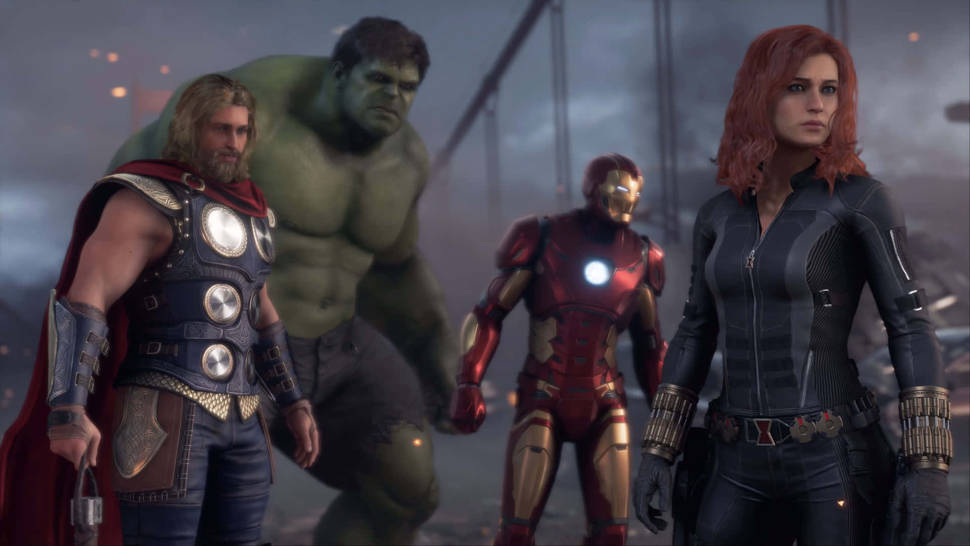 Juegode Un Jugador De Marvel Avengers Game Fondo de pantalla