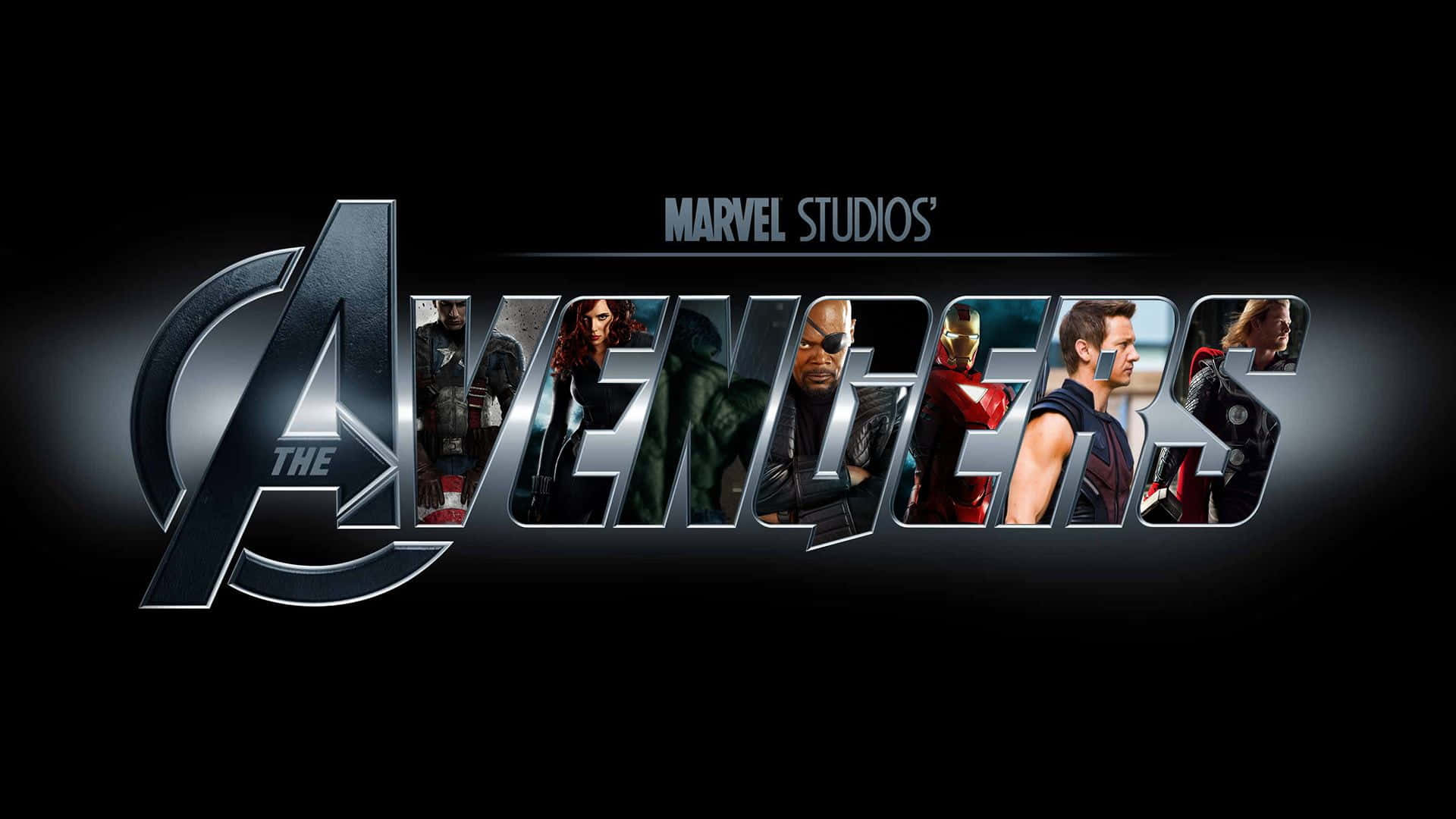 Marvel Avengers Logowith Characters PNG