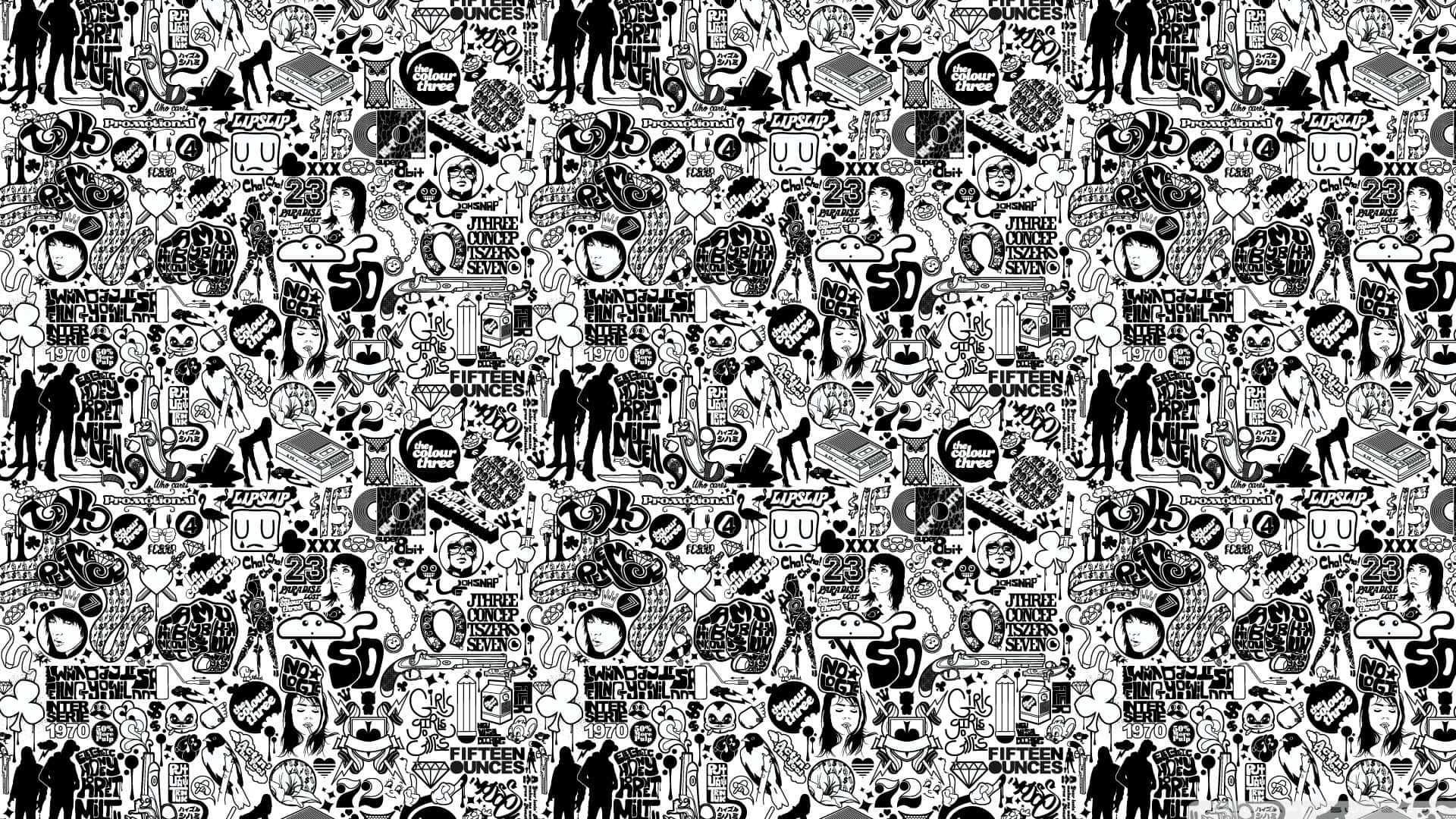 Marvel Superheroes in Black and White Wallpaper