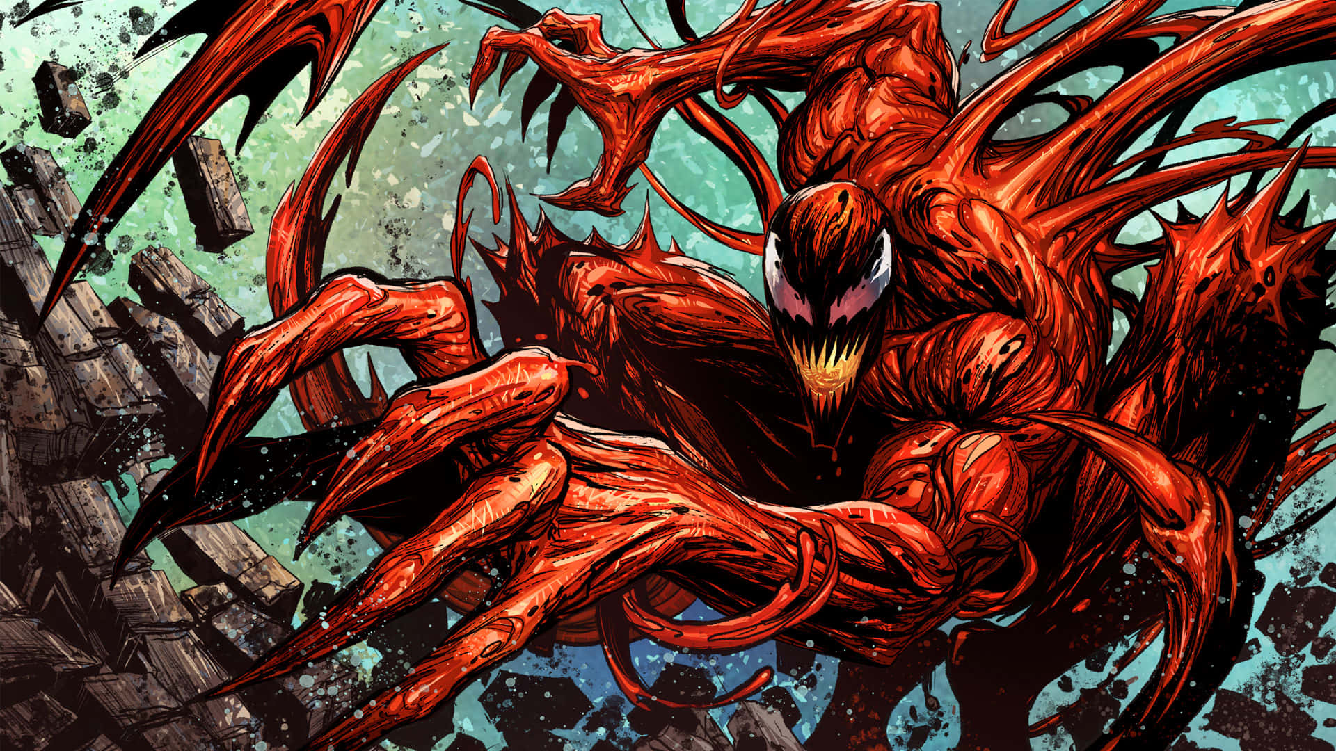 Witness the Terror of Marvel Carnage Wallpaper