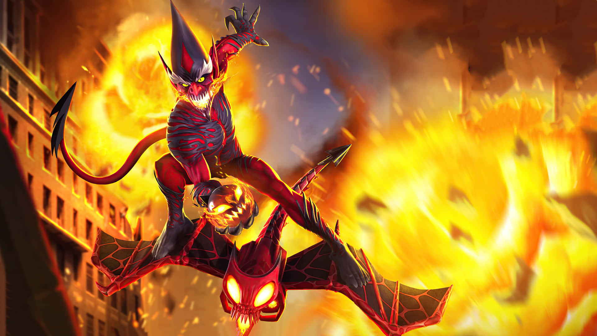 Unleash Total Destruction With Marvel's Carnage Wallpaper